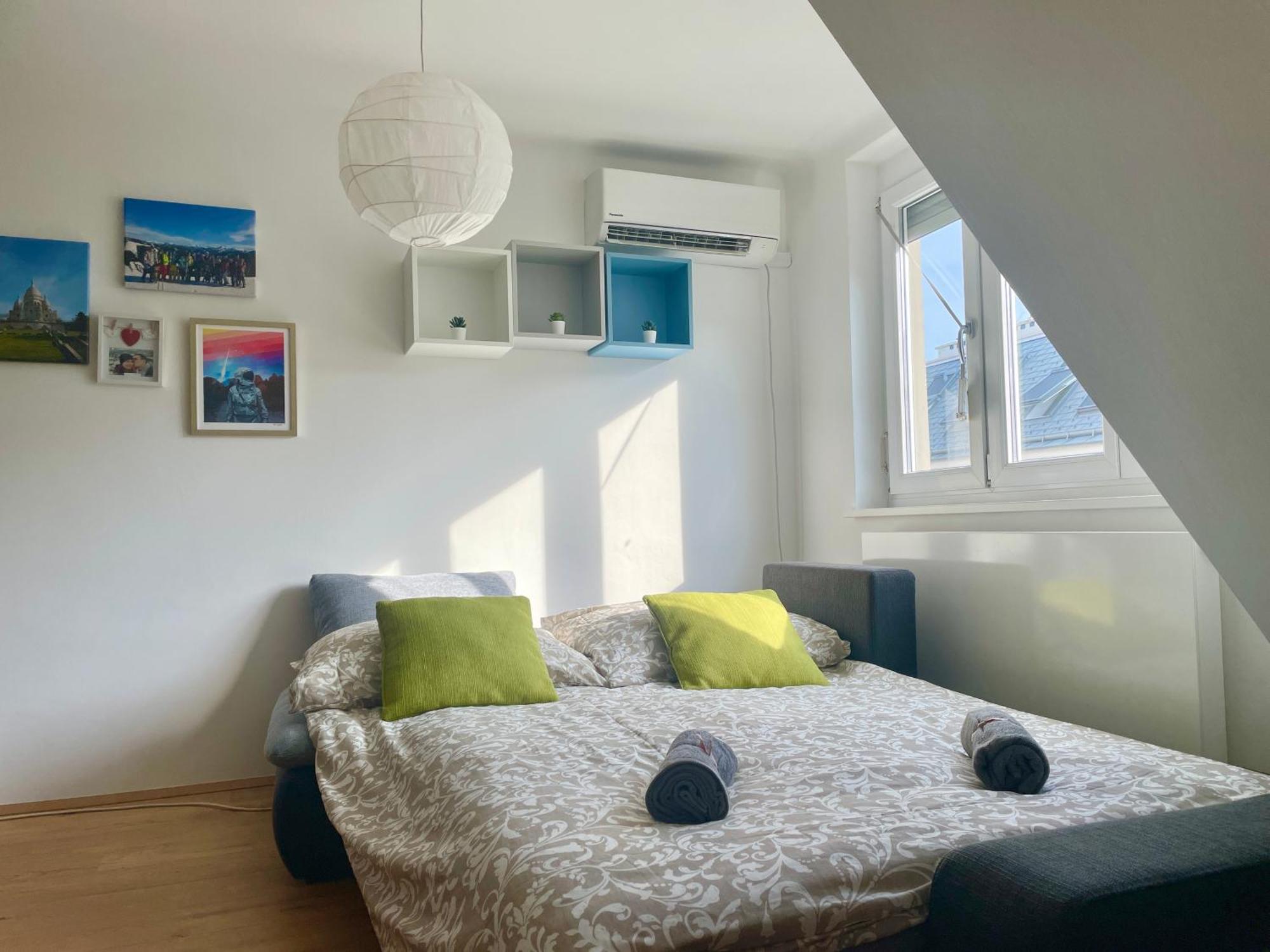 60 M2 Central Rooftop Apartment With Ac 维也纳 外观 照片